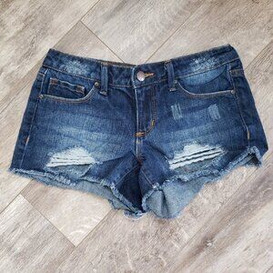 Jessica Simpson Frayed Daisy Duke Jean‎ Shorts 25